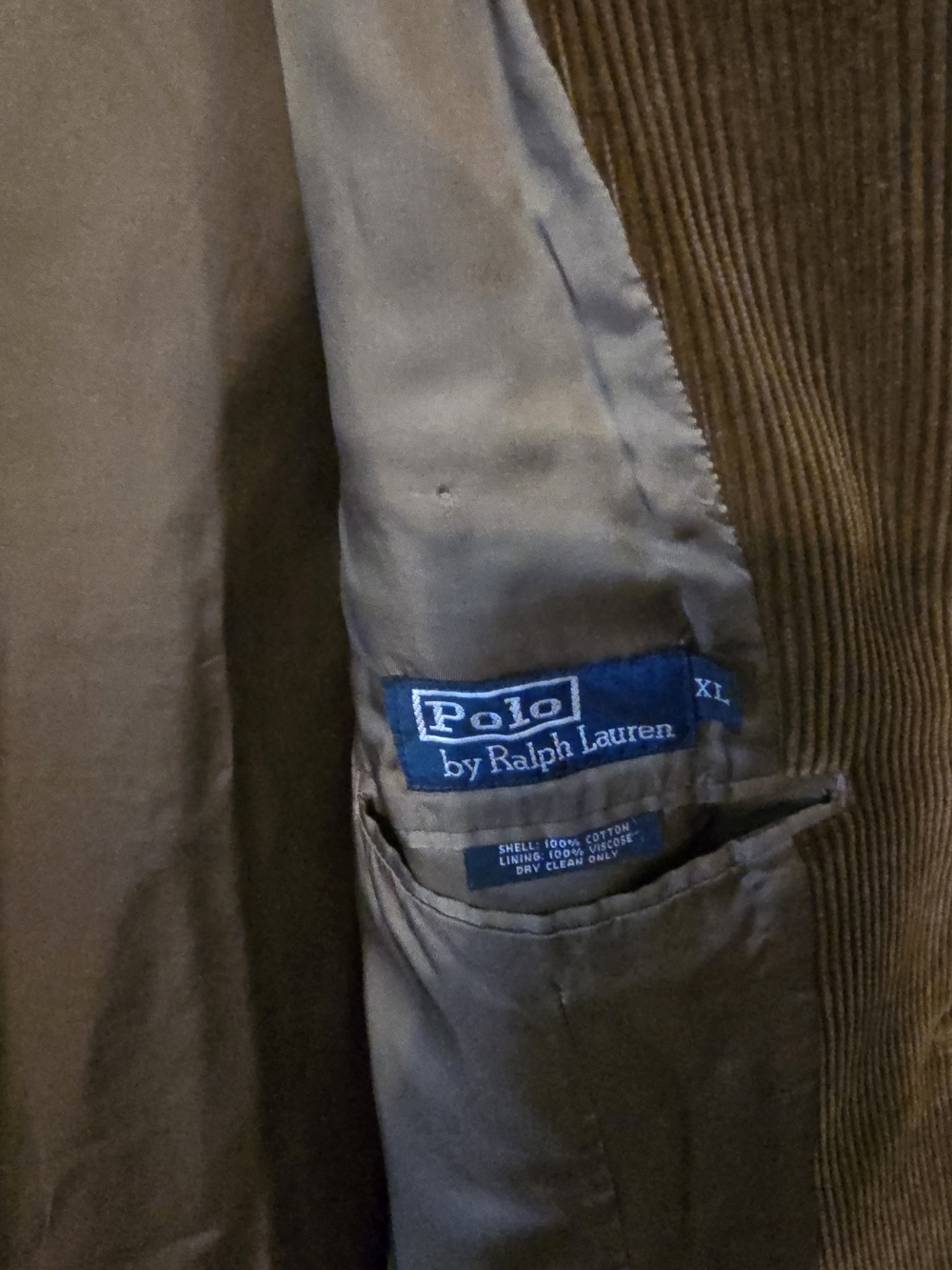 Polo by Ralph Lauren Brown Corduroy Blazer - Picture 4 of 7
